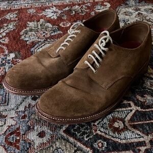 Grenson Men's Tan Suede Oxfords